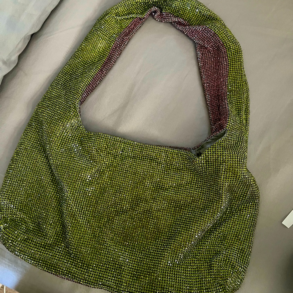Kara Crystal Mesh Bag